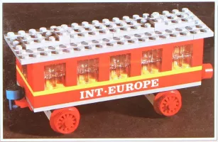 Set LEGO Trains 123 Passenger Coach