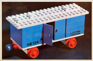 Set LEGO Trains 124 Goods Wagon