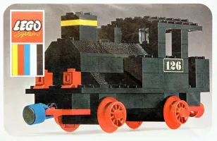 Set LEGO Trains 126 Steam Locomotive (Push)