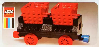 Set LEGO Trains 130 Double Tipper Wagon