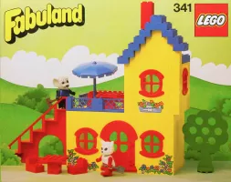Set  LEGO Trains 132 Port Crane and Flat Wagon