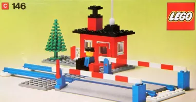 Set LEGO Trains 146 Level Crossing