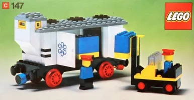 Set LEGO Trains 147 Refrigerated Wagon