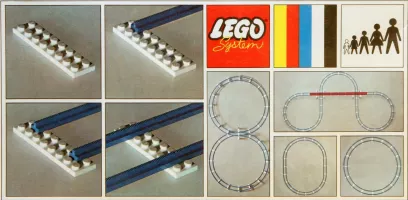 Set  LEGO Trains 150 Straight Track