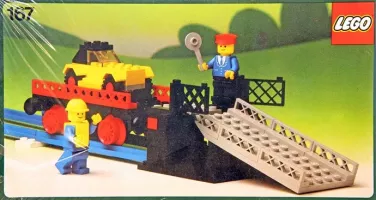 Set  LEGO Trains 167 Car Transport Wagon