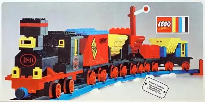 Set LEGO Trains 180 4.5V Train with 5 Wagons