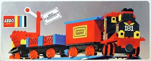 Set LEGO Trains 181 Train Set with Motor, Signals and Shunting Switch