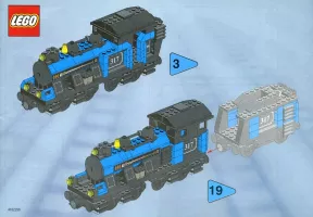 Set LEGO Trains 3741 Large Locomotive