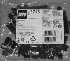 Set LEGO Trains 3745 Locomotive Black Bricks
