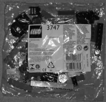 Set LEGO Trains 3747 Locomotive Dark Grey Bricks