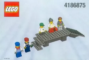 Set LEGO Trains 4186875 Platform and Mini-Figures