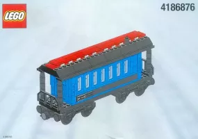 Set LEGO Trains 4186876 Blue Passenger Wagon