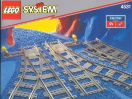 Set LEGO Trains 4531 Manual Points with Track