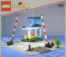Set LEGO Trains 4532 Manual Level Crossing