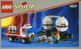 Set LEGO Trains 4537 Twin Tank Transporter
