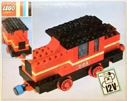 Set  LEGO Trains 723 Diesel Locomotive with DB sticker