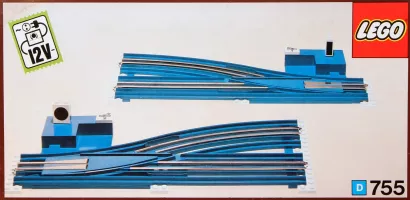 Set LEGO Trains 755 Left and Right Points