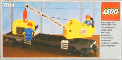 Set LEGO Trains 7814 Crane Wagon