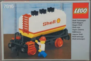 Set LEGO Trains 7816 Shell Tanker Wagon