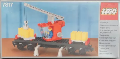 Set LEGO Trains 7817 Crane Wagon