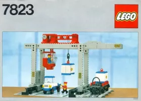 Set LEGO Trains 7823 Container Crane Depot
