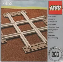 Set LEGO Trains 7853 Crossing, Grey 4.5V
