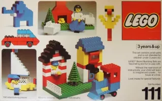 Set LEGO Universal Building Set 111 Building Set, 3+