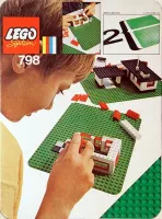 Set  LEGO Universal Building Set 798 2 Medium Baseplates, Green