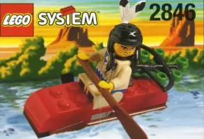 Set LEGO Western 2846 Indian Kayak