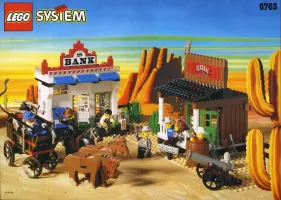 Set LEGO Western 6765 Gold City Junction