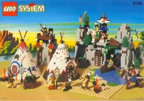 Set LEGO Western 6766 Rapid River Village