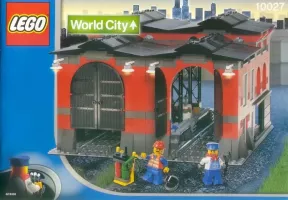 Set LEGO World City 10027 Train Engine Shed
