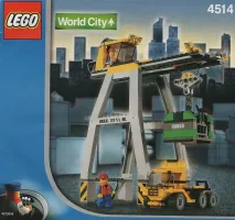 Set LEGO World City 4514 Cargo Crane