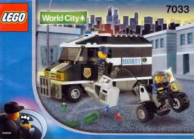 Set LEGO World City 7033 Armoured Car Action