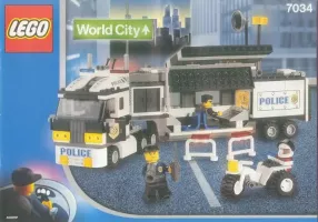 Set LEGO World City 7034 Surveillance Truck