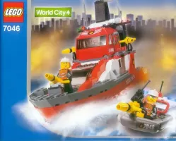 Set LEGO World City 7046 Fire Command Craft