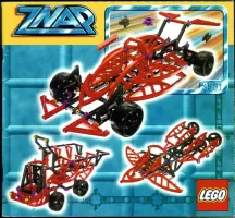 Set  LEGO Znap 3581 Formula Z Car in Storage Case